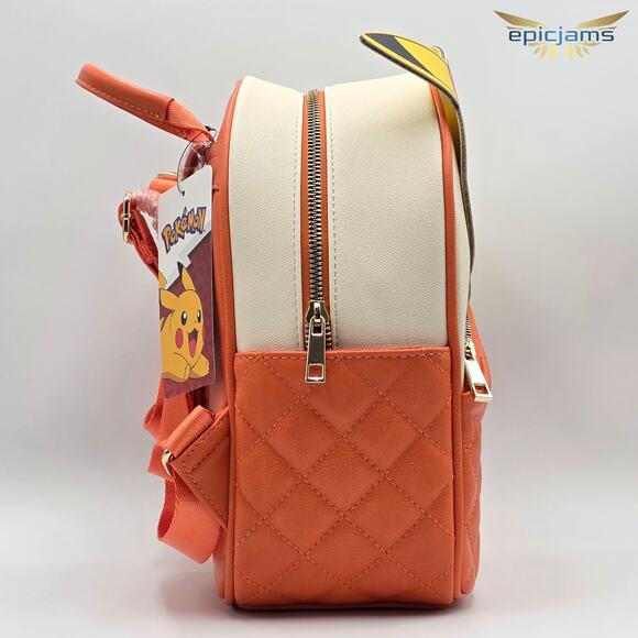 NWT Pokémon Pumpkin Pikachu Mini Backpack Pokemon pumpkin pikachu mini Backpack yellow | Mercari main image 4